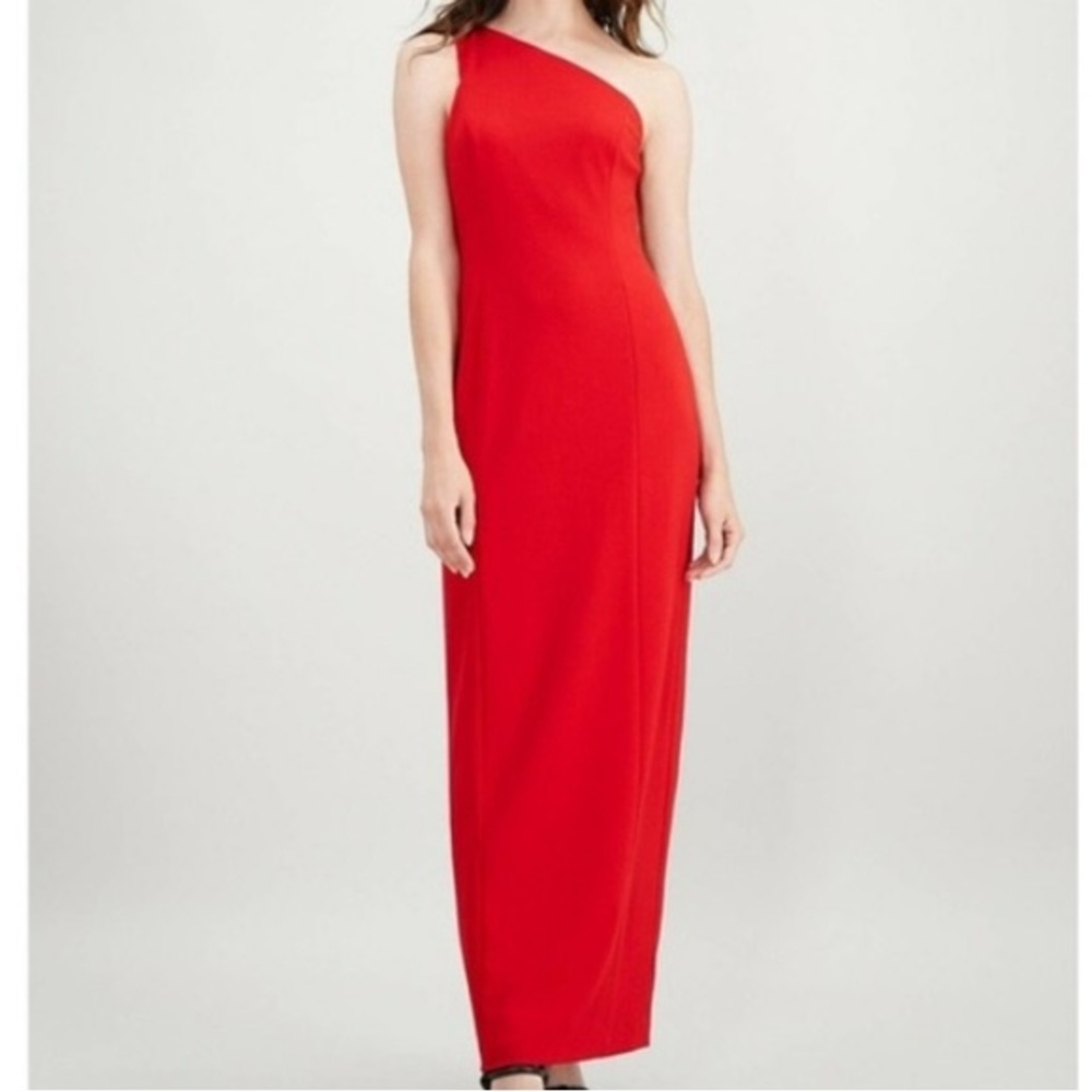 Calvin Klein One Shoulder Gown, Size 4